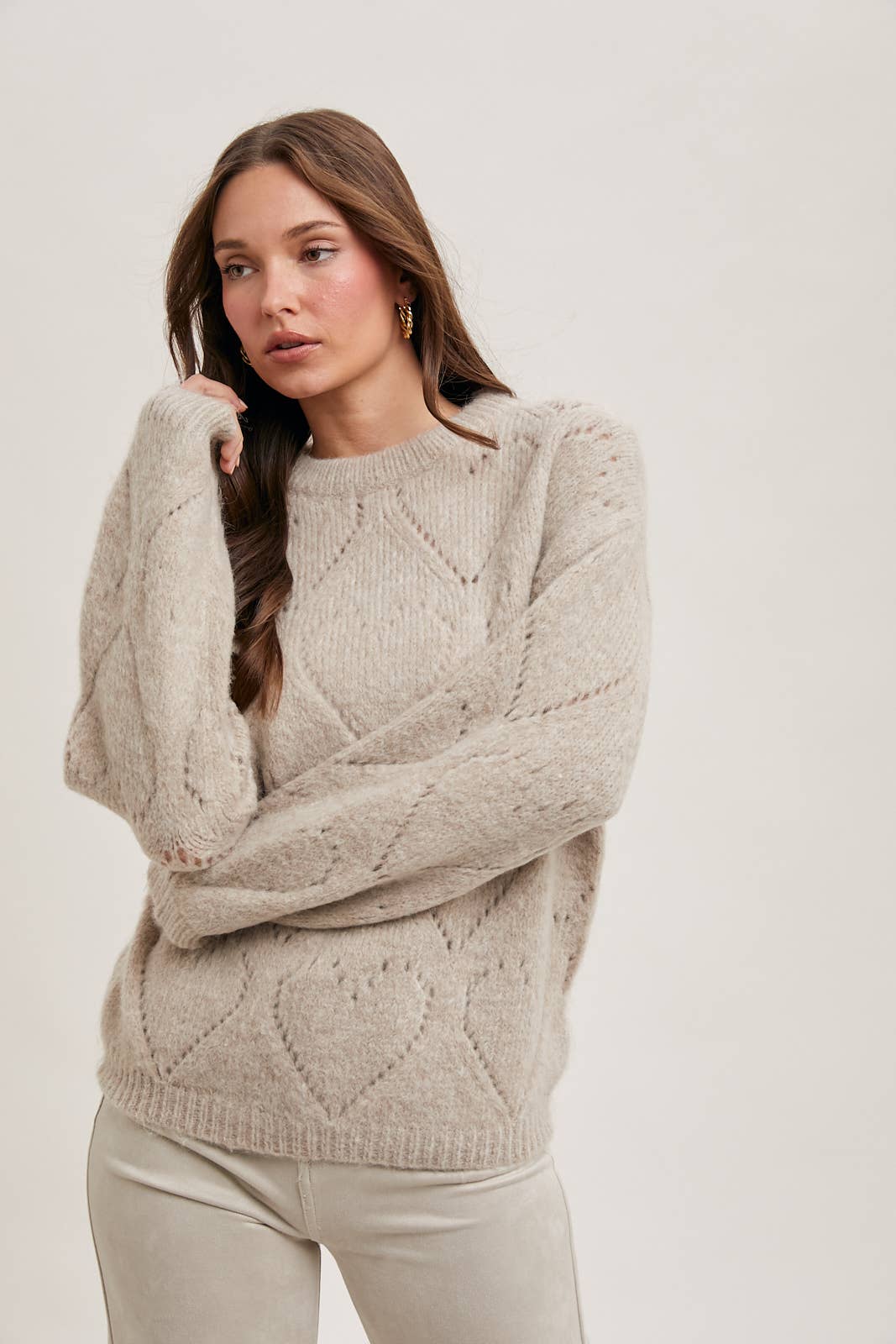 Heart Knit Sweater