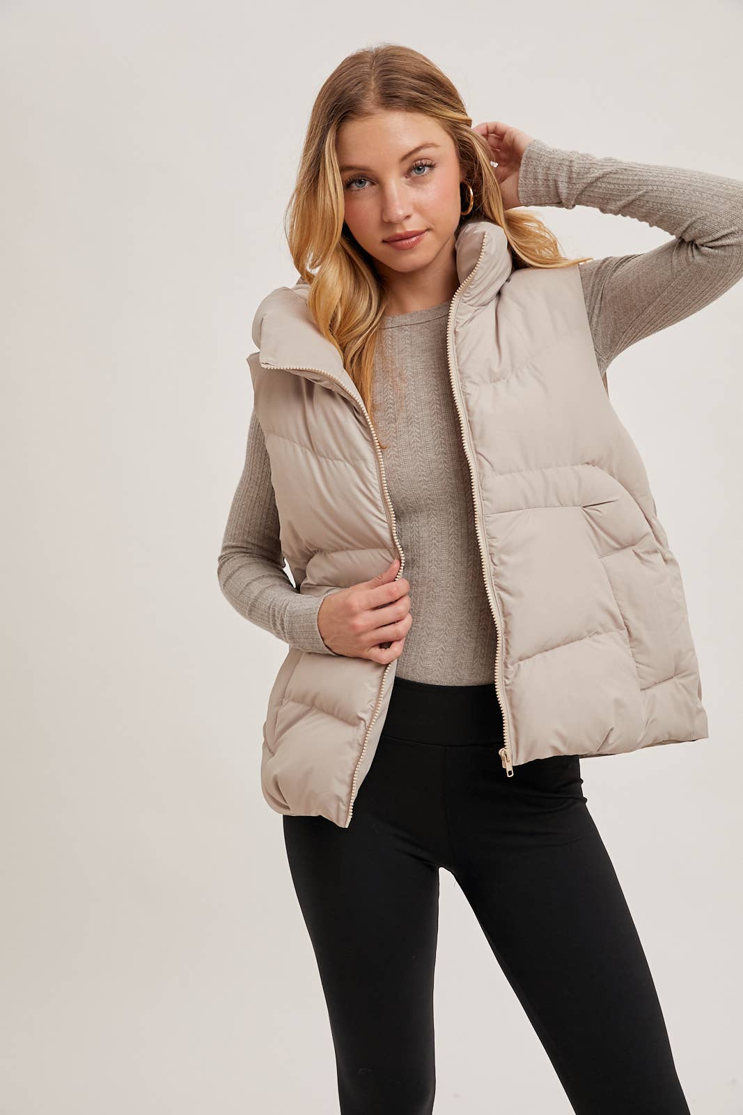 Puffer Hooded Vest