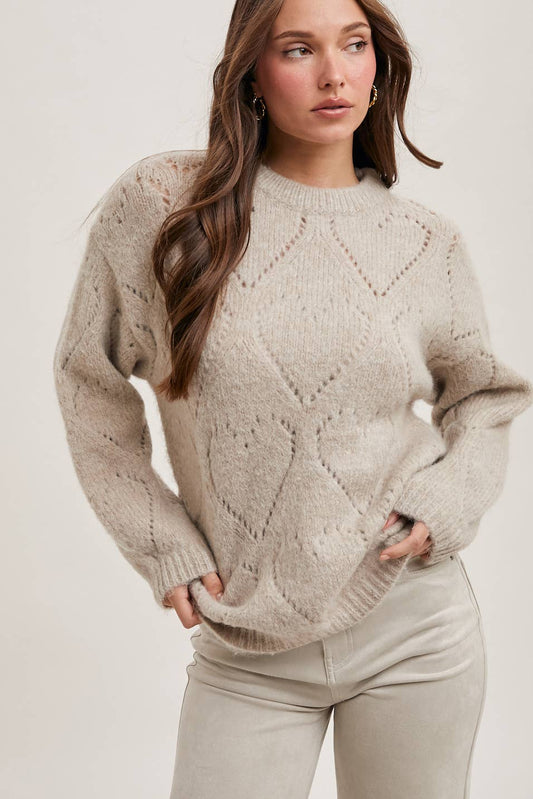 Heart Knit Sweater