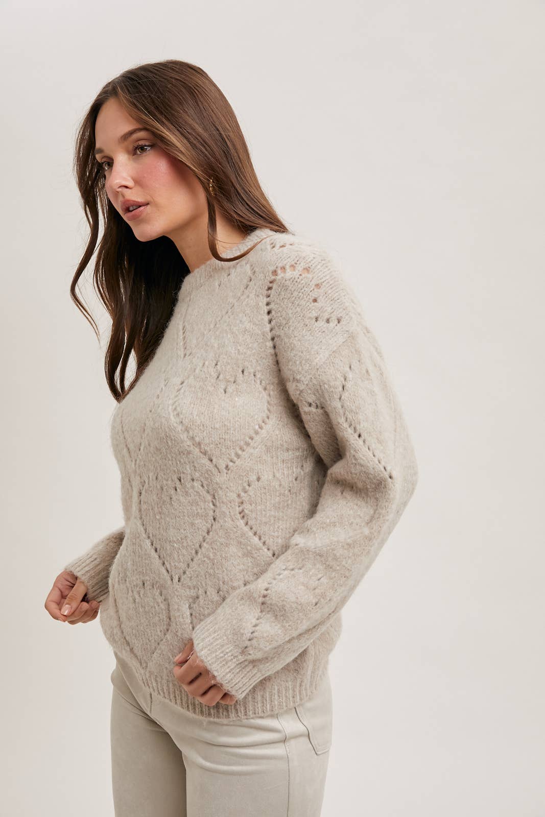 Heart Knit Sweater