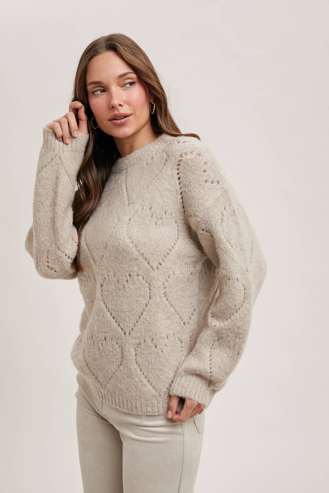 Heart Knit Sweater