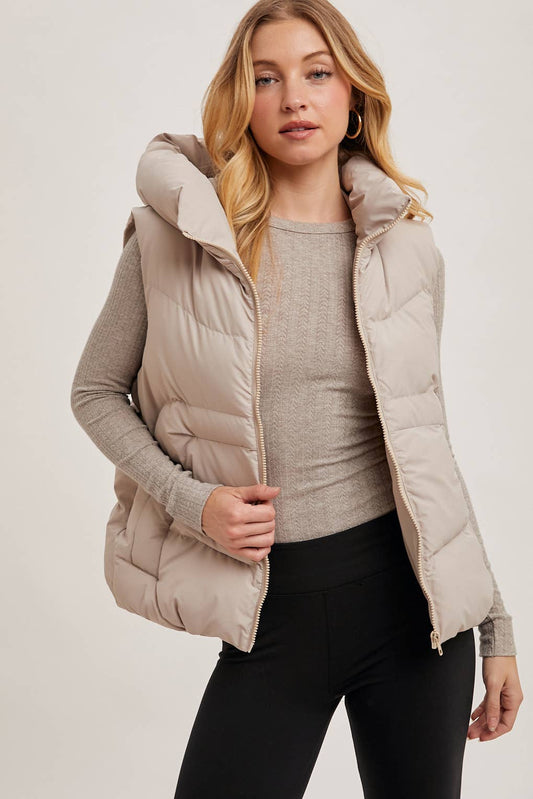 Puffer Hooded Vest