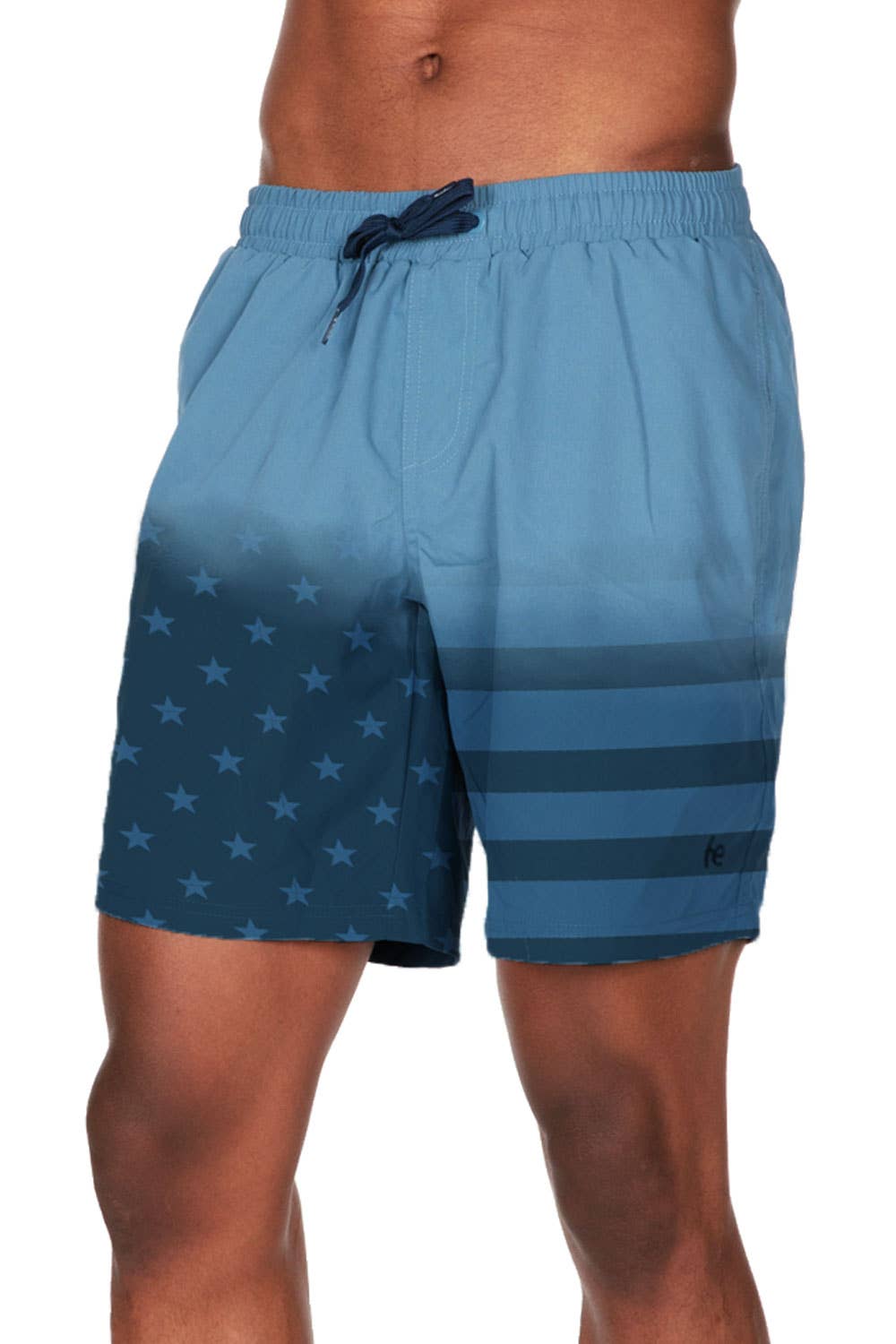 American Flag Color Changing Swim Trunks