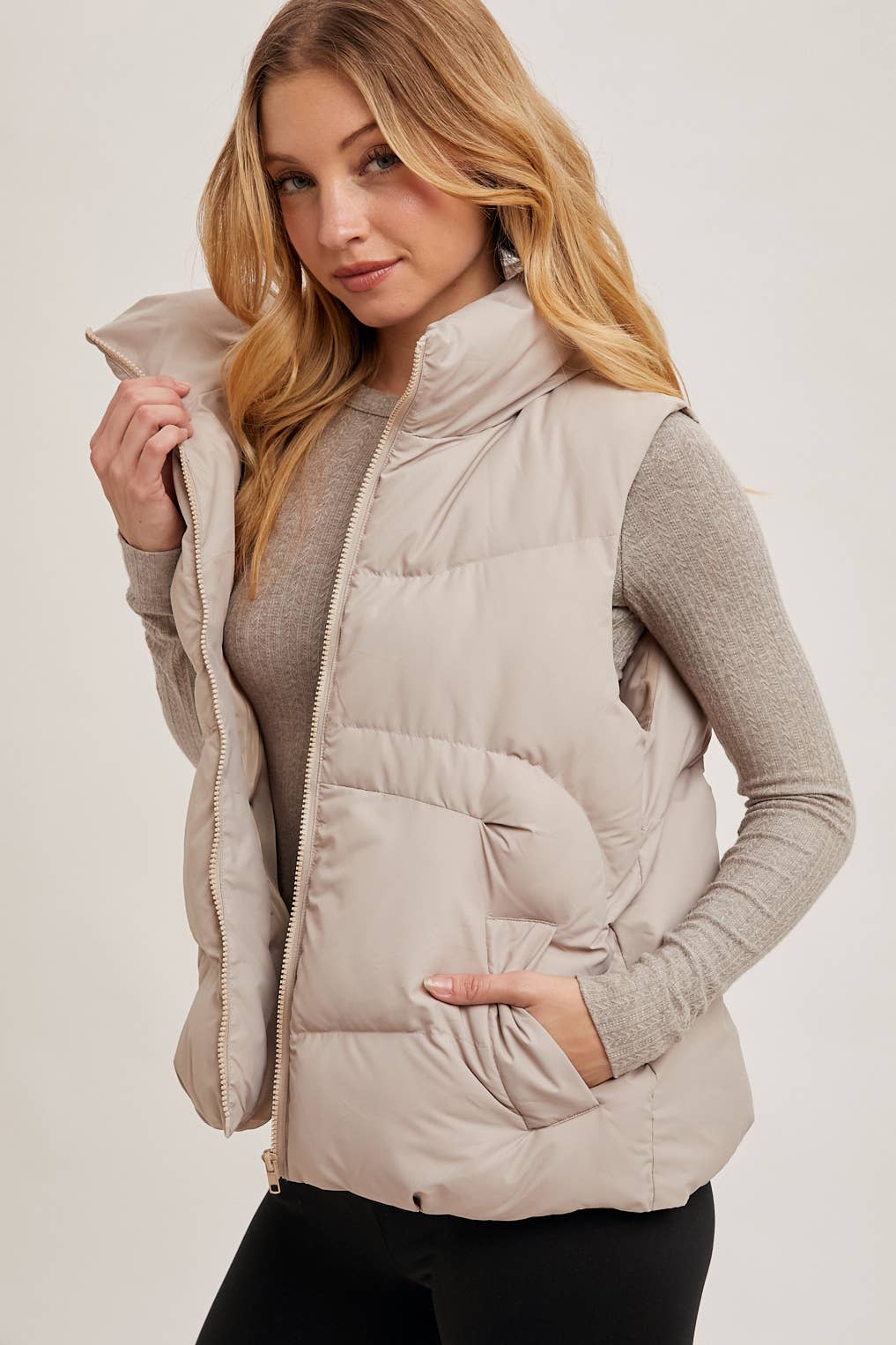 Puffer Hooded Vest