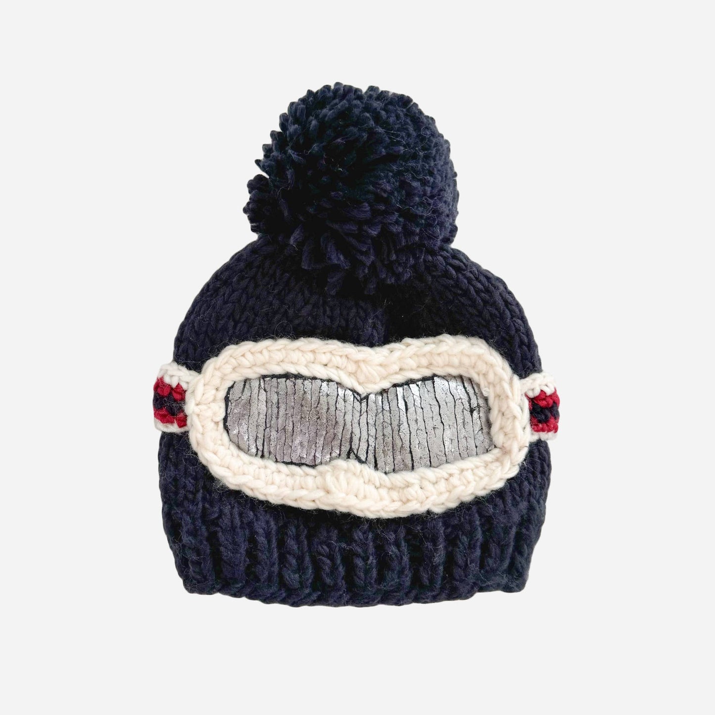 Navy Ski Goggle Beanie